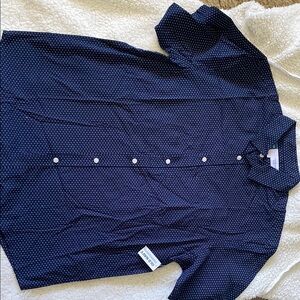 Men's Navy Blue Short Sleeve Shirt